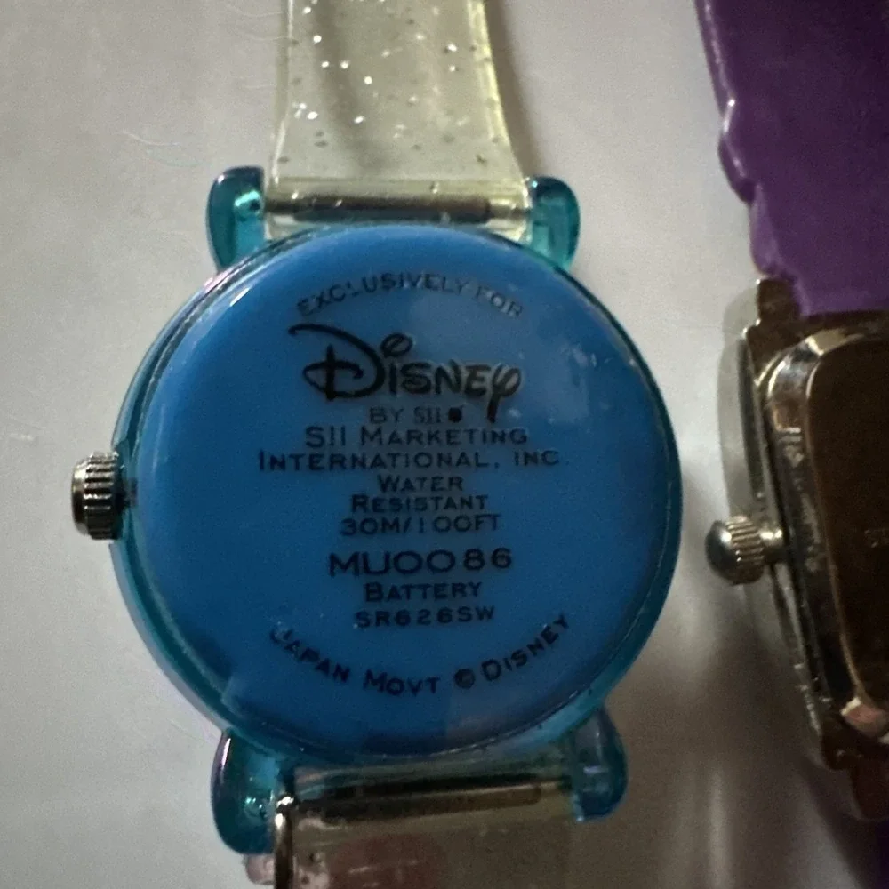 Lot Of 3 Vtg Disney Watches Nemo Belle 35 Years Disneyland Need Batteries